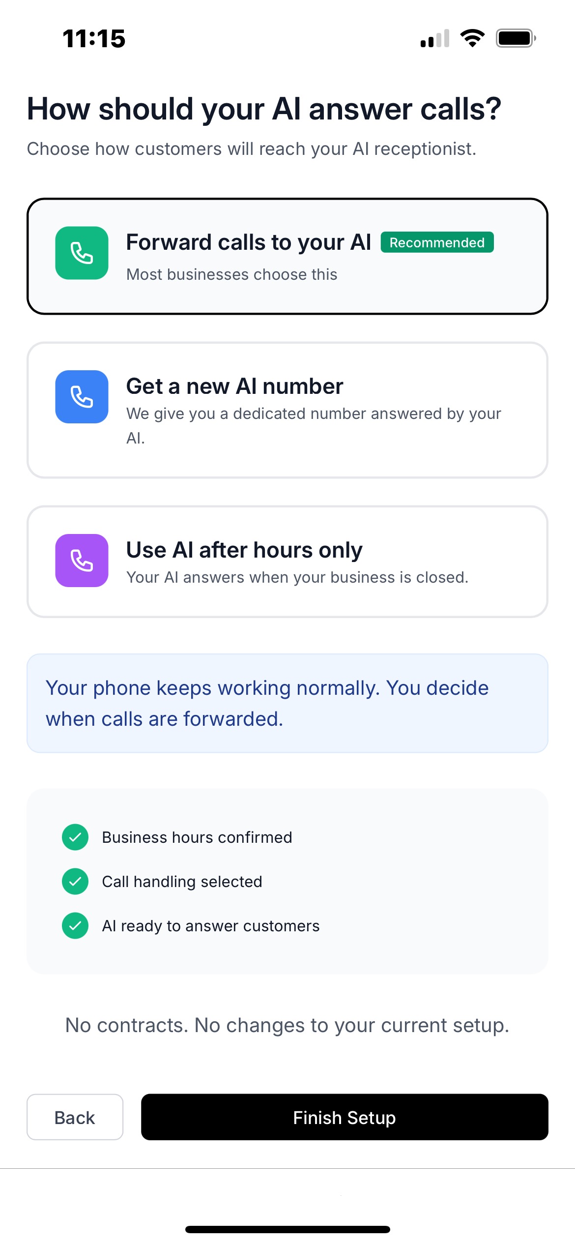Callvy Onboarding - Connecting tools